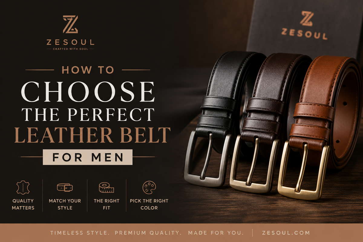 Why Every Man Needs a Quality Leather Belt (And How to Choose One That Lasts for Years)