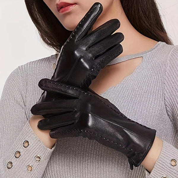 Women's Fashionable New Genuine Leather Gloves