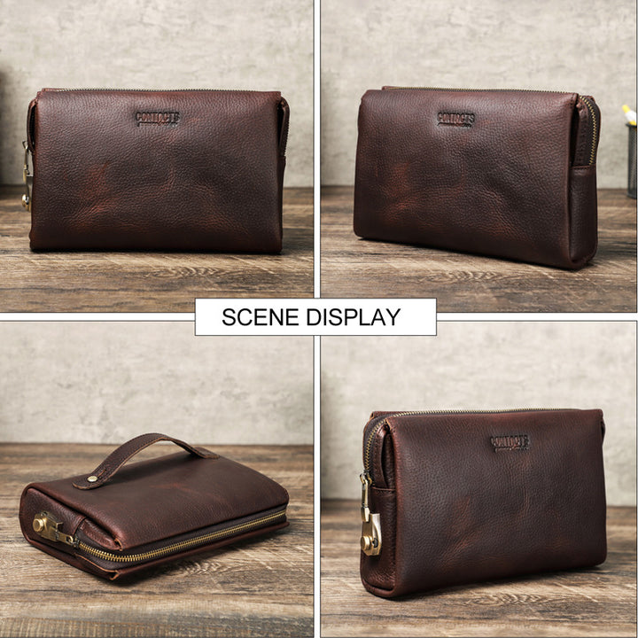 Black Angel Men’s Genuine Cattlehide Leather Accessory – Premium First ...