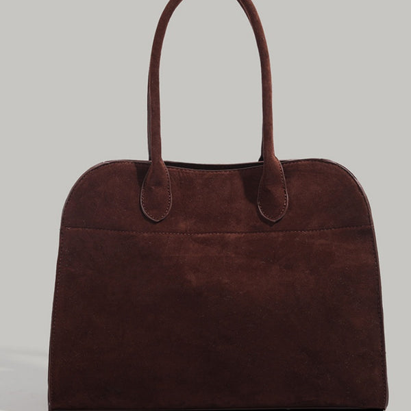 High-grade Suede Leather Retro Commuting Shoulder Bag