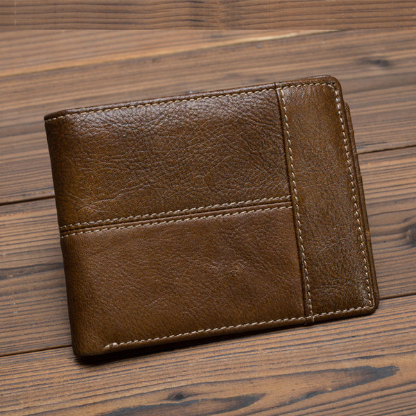 Men's Short Multi-card Simple Leather Wallet